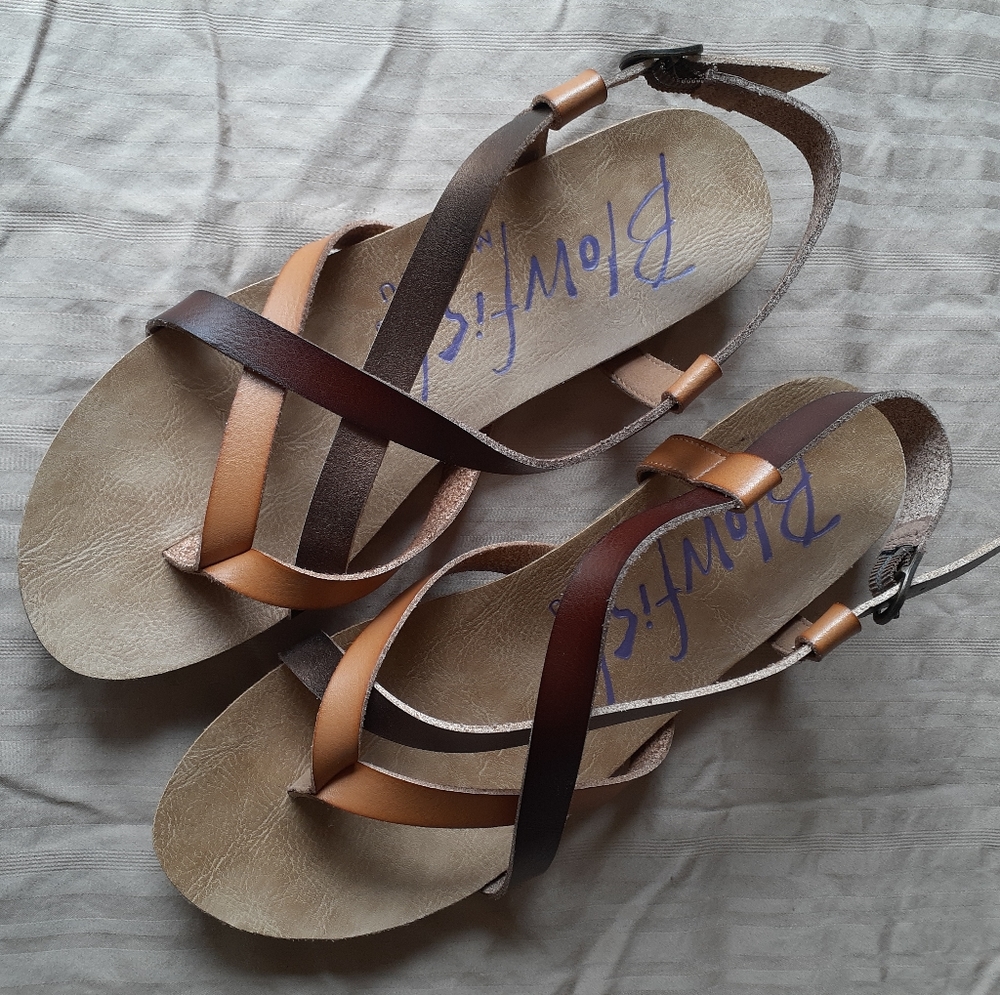 BRAND NEW, blowfish sandals